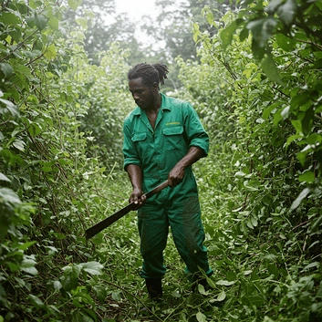 YardCutting.com Working in Remote Jamaica